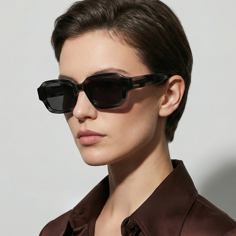 UV Protection Square Designer Sunglasses Luxury Brand Fashion Accessories Acetate High-end Polarized Sunscreen Outdoor Glasses Versatile Hiking And Fi