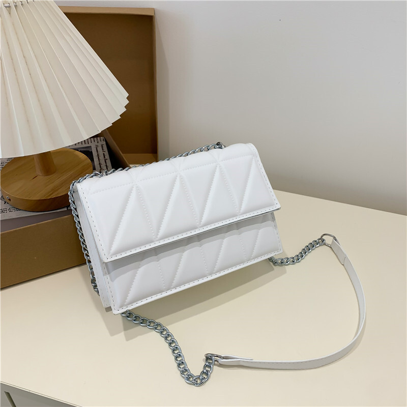 Free Shipping High Value Quilted Crossbody Bag for Women Geometric Leather Mini Purse
