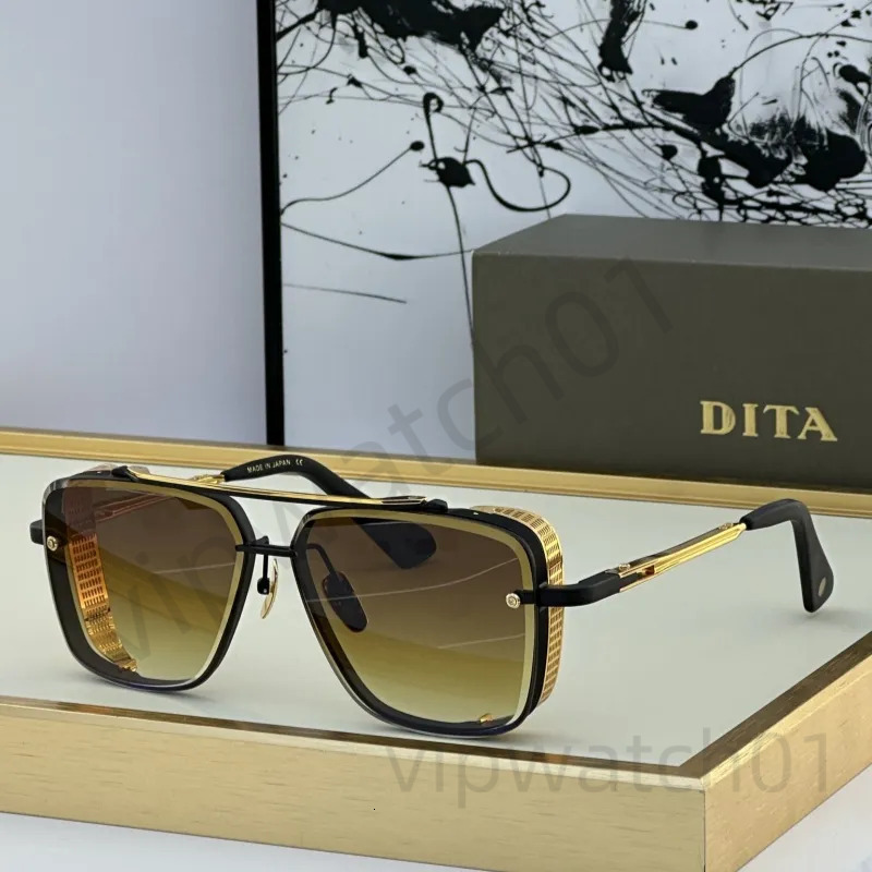 Ditaes Sunglasses Top Quality For Men Women Retro Eyeglasses Uv400 Outdoor Shades Acetate Frame Fashion Classic Lady Sun Glasses With Box Dts121 Mach SIX II Size 914