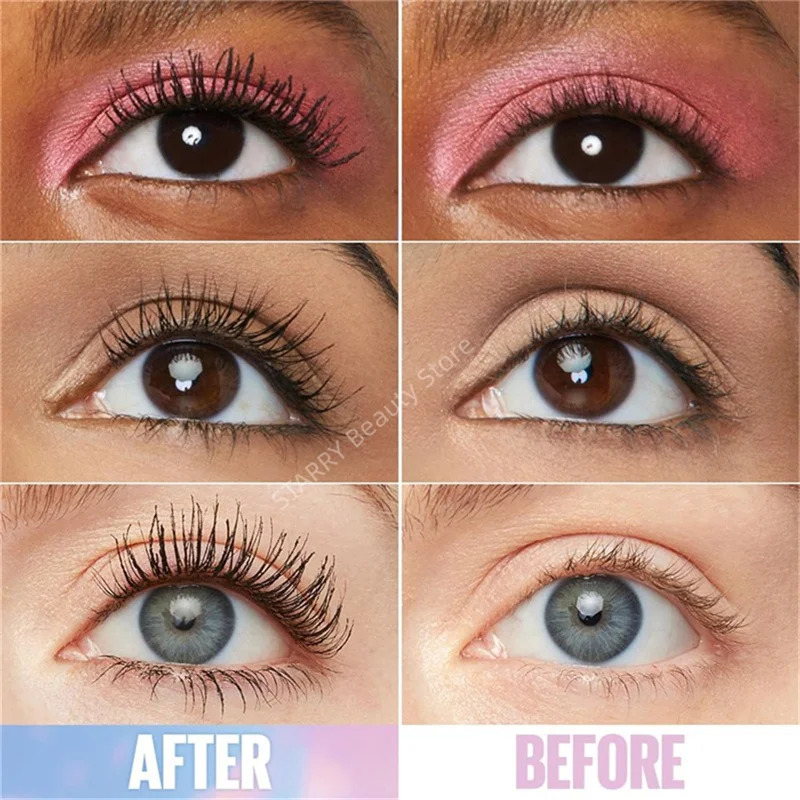 Eyelashes Lengthening Mascara Waterproof Long Lasting Silky Lash Black Make Up Beauty Eye Korean Cosmetic 260316