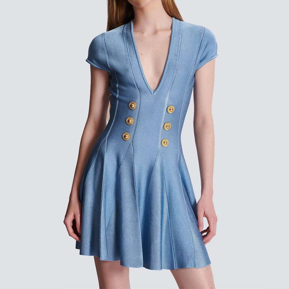 Spring and X21 summer new designer women's sleeveless high-quality knitted pleated skirt A-line short skirt 2026