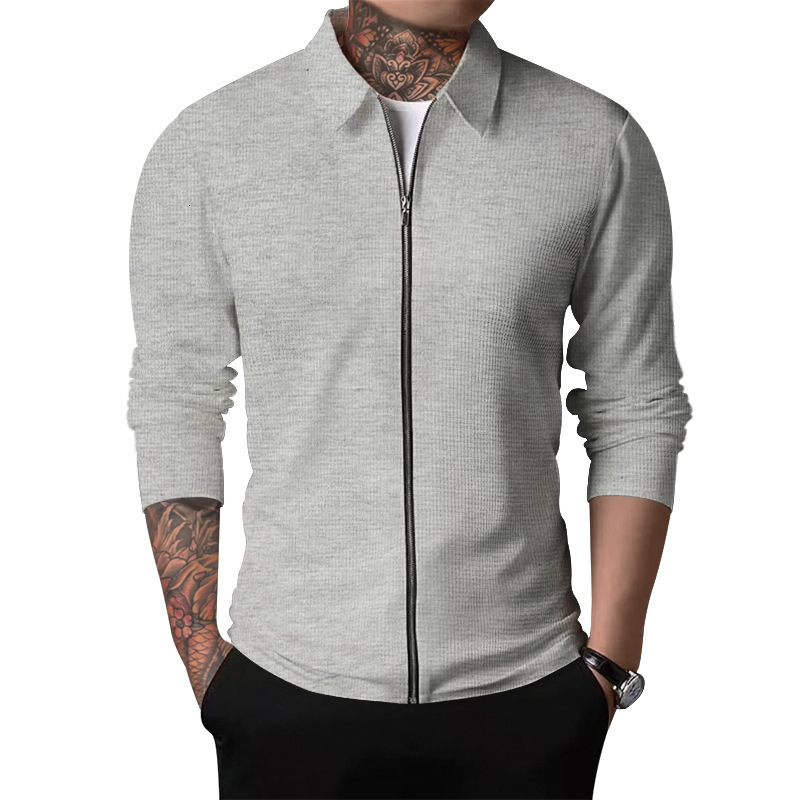 Contemporary Youth Style: Fall/Winter Ready Turn-Up Collared Sweater Coat