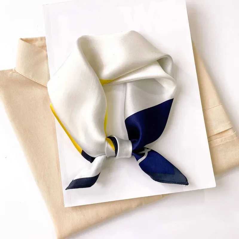 2026 plaid brand women scarf summer 100 silk scarves shawls lady wraps soft pashimina female Echarpe beach stole bandana Z260330