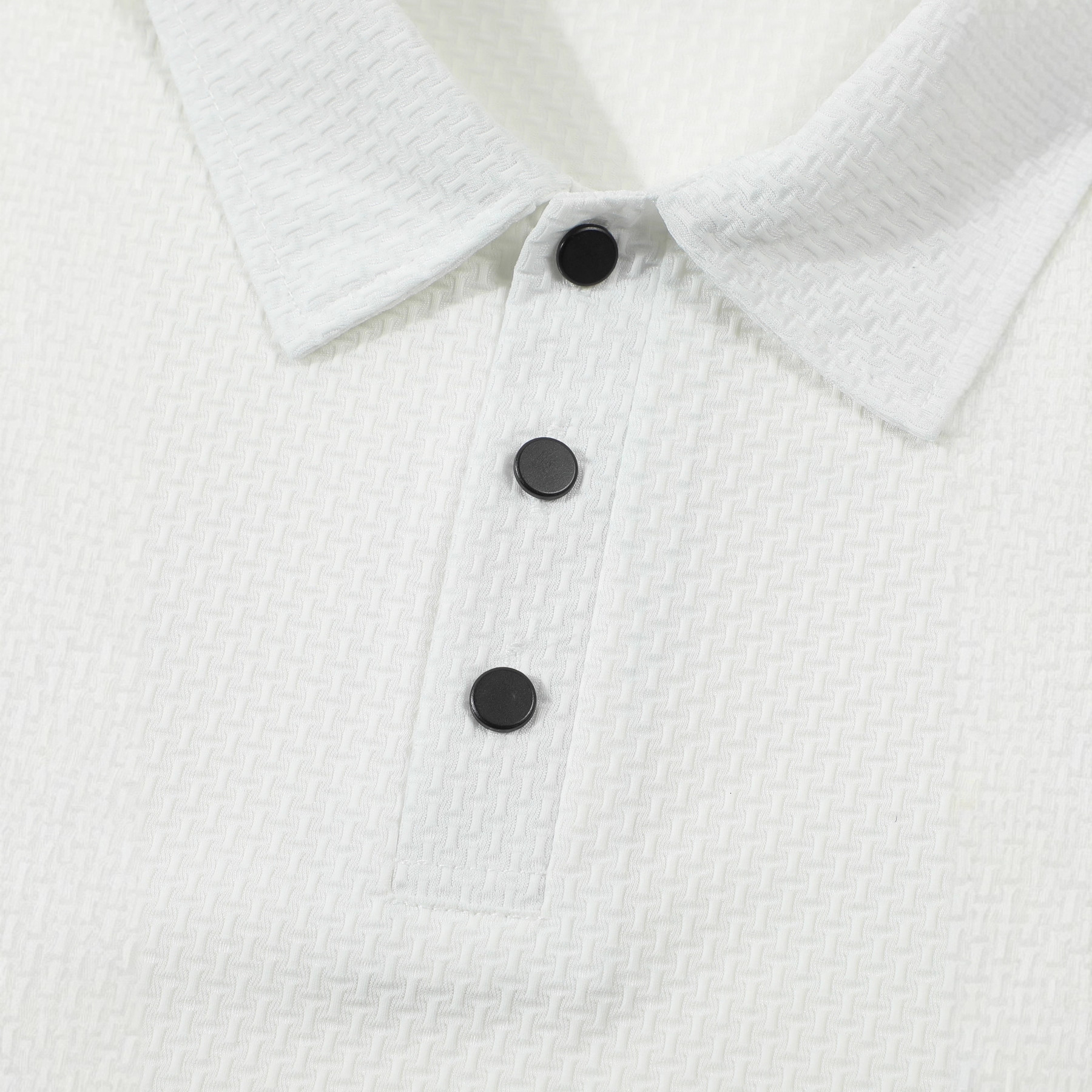 Sleek Design Basic Button-Up Top for Modern Males