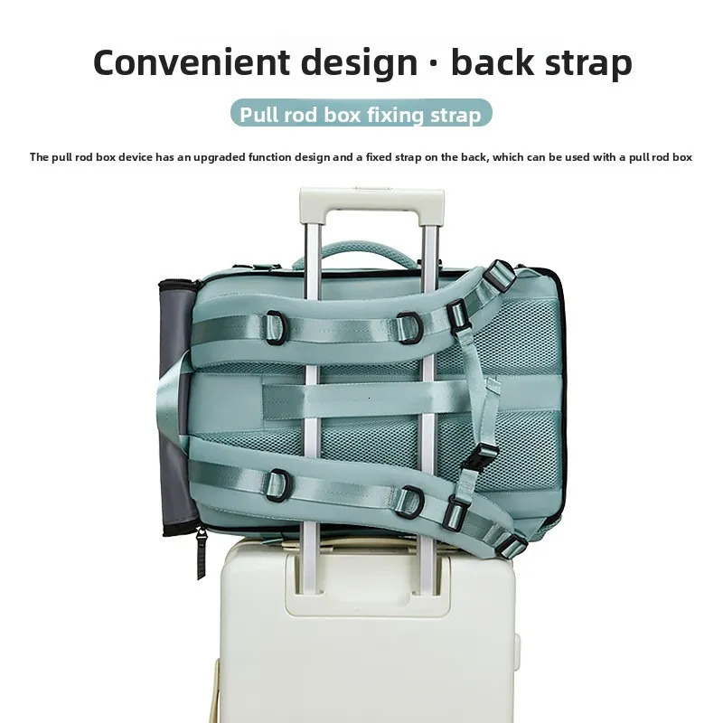 Large Capacity Travel Backpack Lightweight Multifunctional Luggage Bag for Women Men Handheld Crossbody 260317