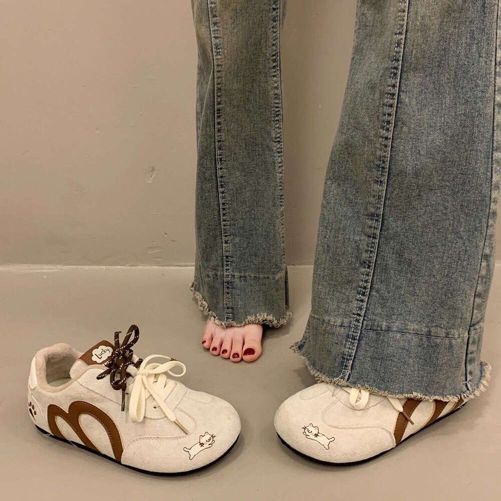 Niche Korean Style Thick-Soled height increase German Training Shoes for Women New Super Popular Sports Casual Fashion Versatile Forrest Gump Shoes De