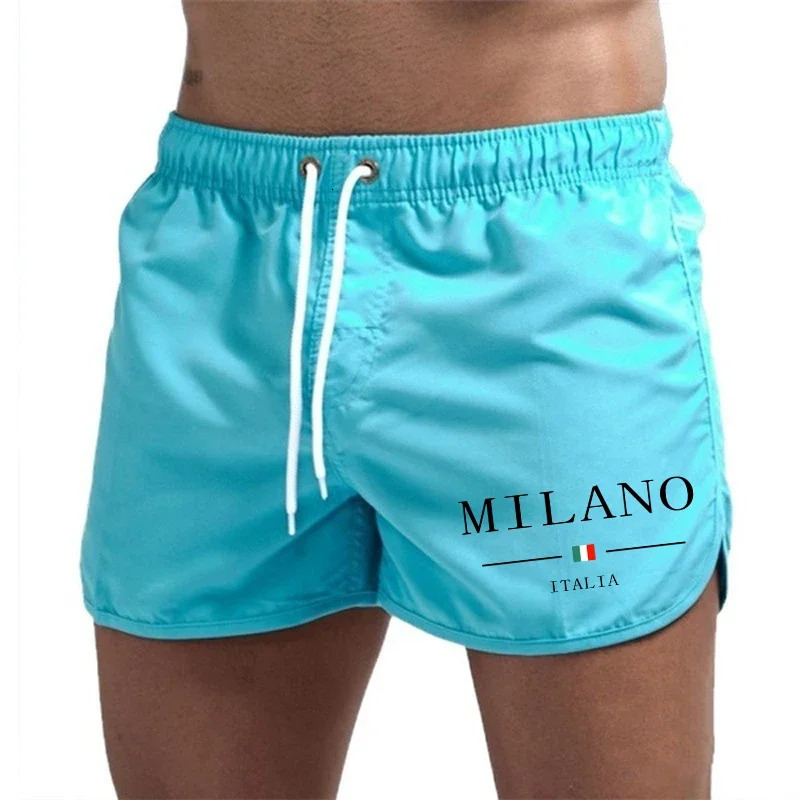 2026 Summer Mens Beach Shorts Printed Beach Jogging Casual Shorts Quick Drying Swimming Mens Surfing Lightweight Shorts 260327