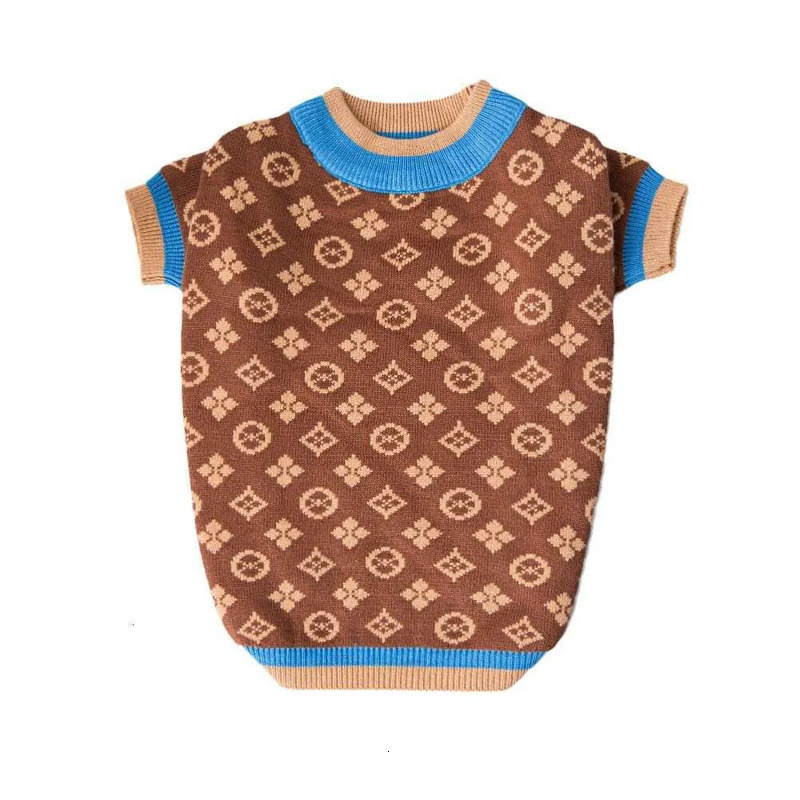 Autumn Winter Dog Sweater Fashion Trend Pet Apparel for Schnauzer and Small Medium Dogs