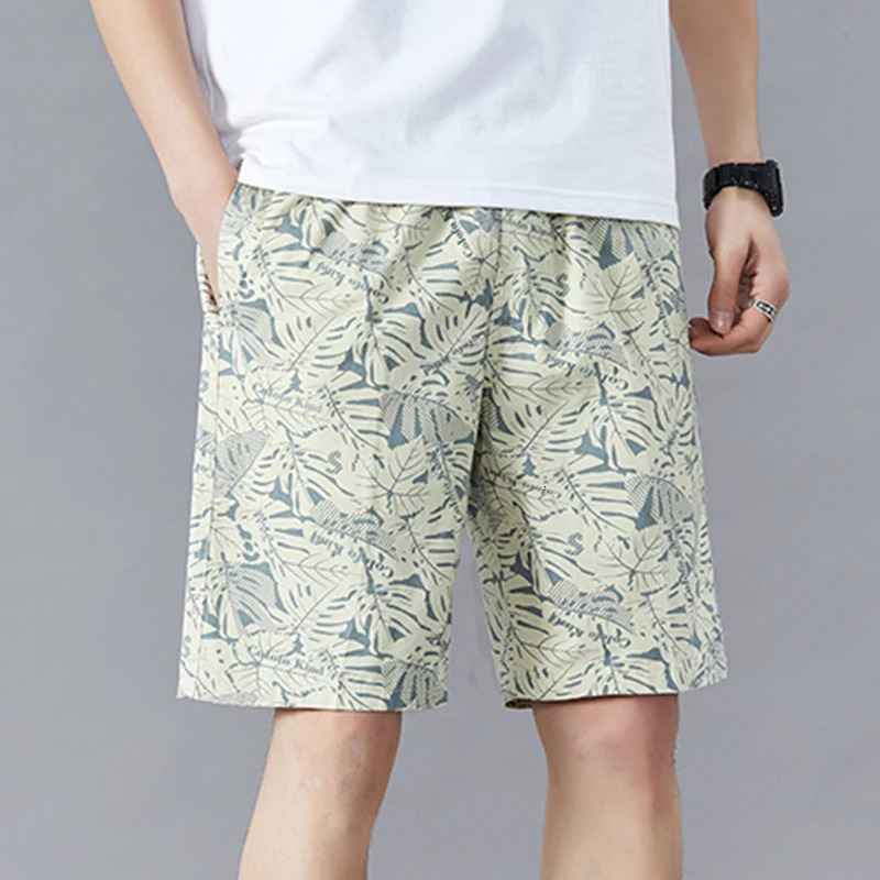 Mens Sweatpants Baggy Comfortable Shorts Male Casual Travel Outdoor Sports Bermuda Shorts Elastic Waist Y2K Print Half Pants 260327