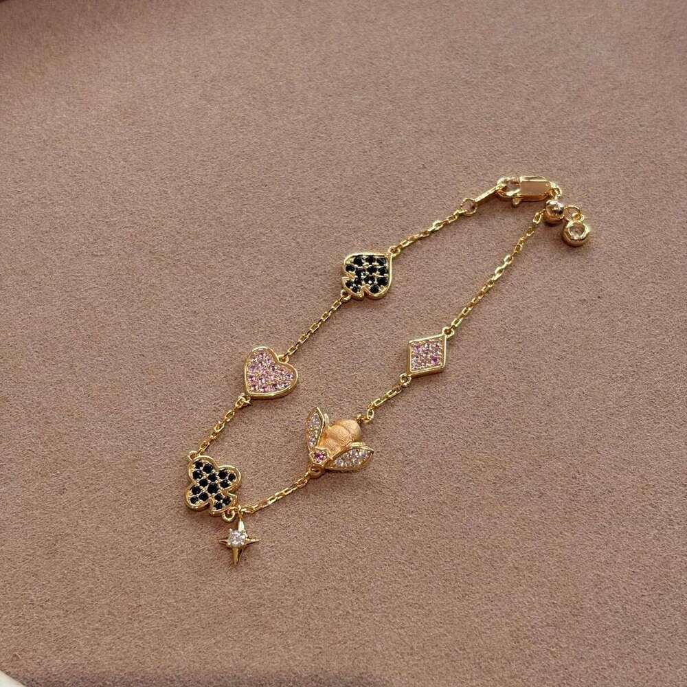 Light Luxury Style Jewelry Bracelet Exquisite Zircon Hand Accessories Versatile High-end Fashion Bracelet