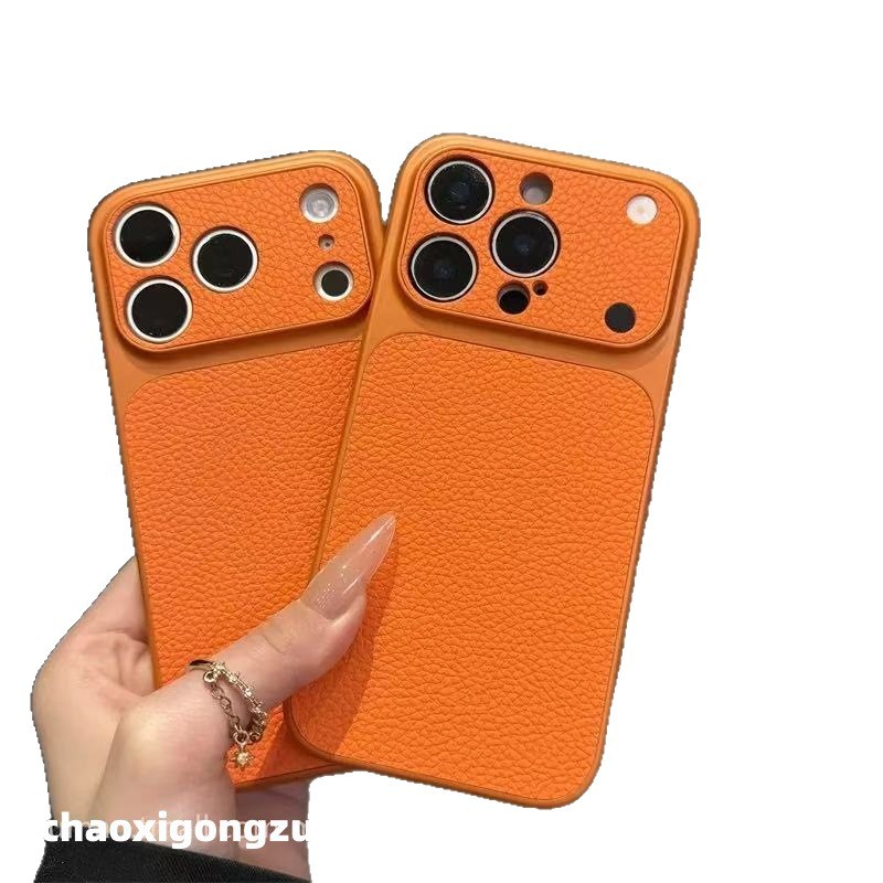 Premium Litchi Texture Shockproof Phone Case For iPhone New Style For Men And Women