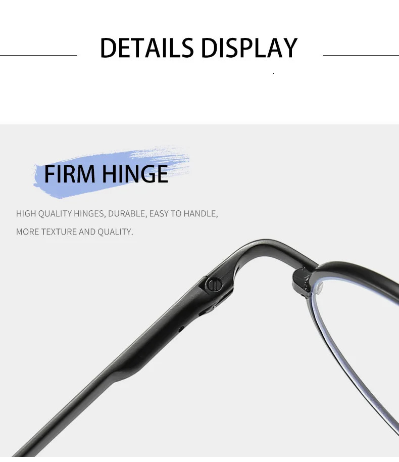Retro Vintage Gaming Computer Glasses for Women Men Anti Blue Light Metal Frame Clear Lens Round Circle Eyeglasses Eyewear 260317