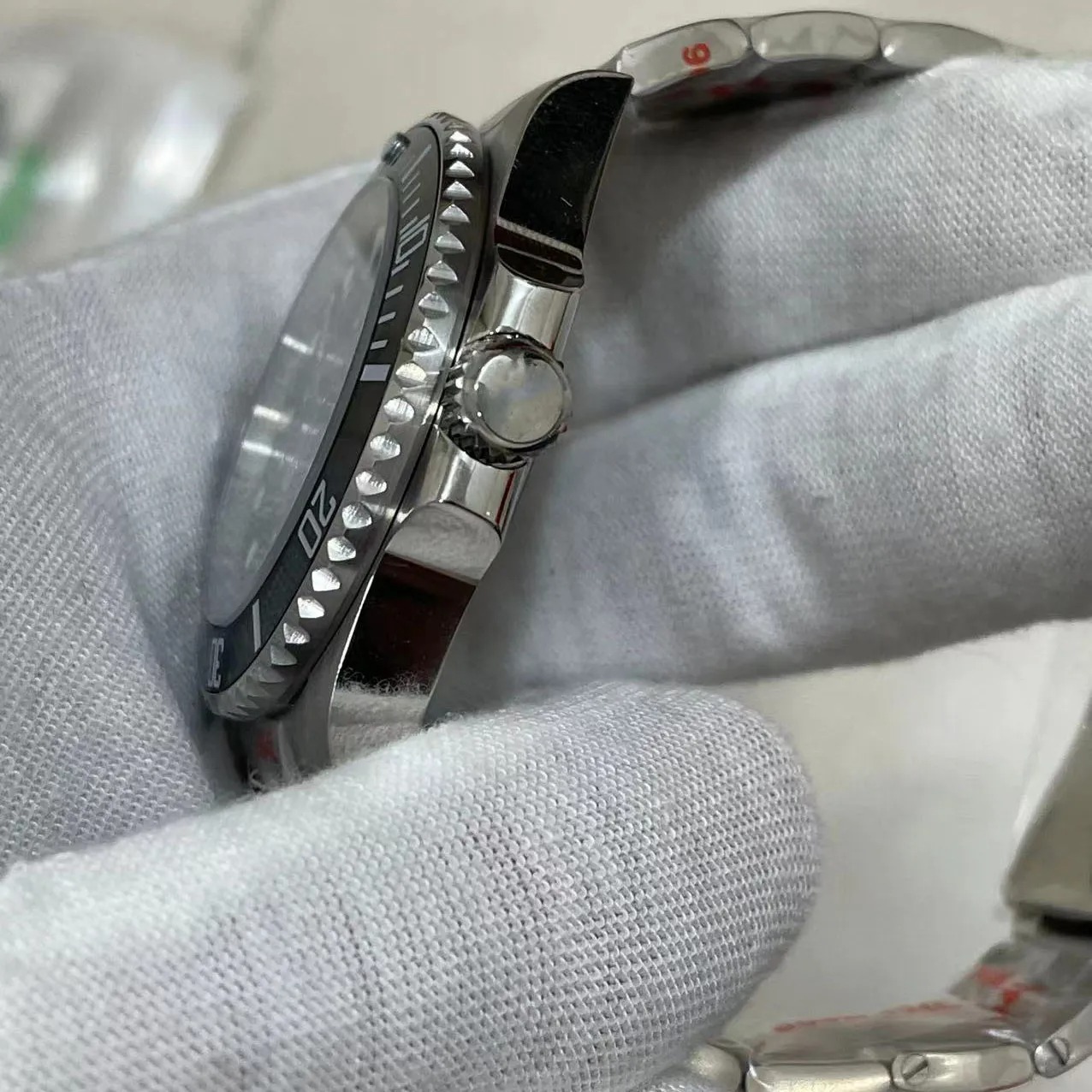 U1 Factory ST9 Upgraded Mens Watch Waterproof Automatic Mechanical Movement Sapphire Glass Ceramic Bezel Stainless Glide Lock Clasp Men Watches Male W