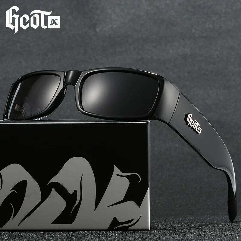 GCOTX Vintage Polarized Sunglasses UV400 Men's Sun Glasses For Men Driving Black Square Oculos Male 9 Colors Model 662 26Y0330