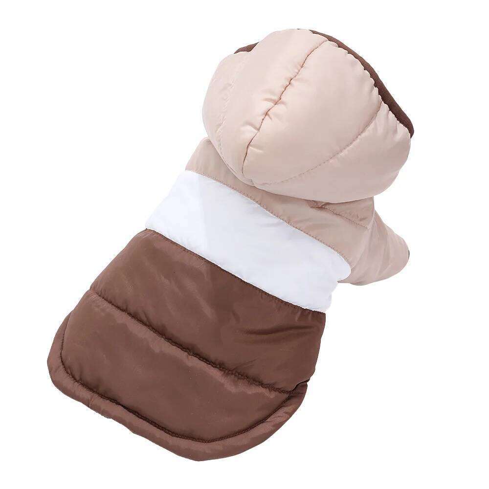 Clothes With Hooded Pet Dog Jacket Coat For Small Medium Dogs Cats Autumn Winter Puppy Clothing Warm Kitten Costume Bulldog