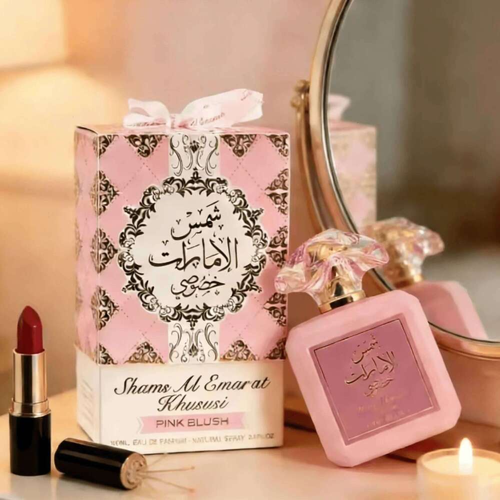 PINK BLUSH PERFUME: Experience the captivating of Pink Blush, an arabic perfume for women that exudes sweetness, warmth, 26Y0330