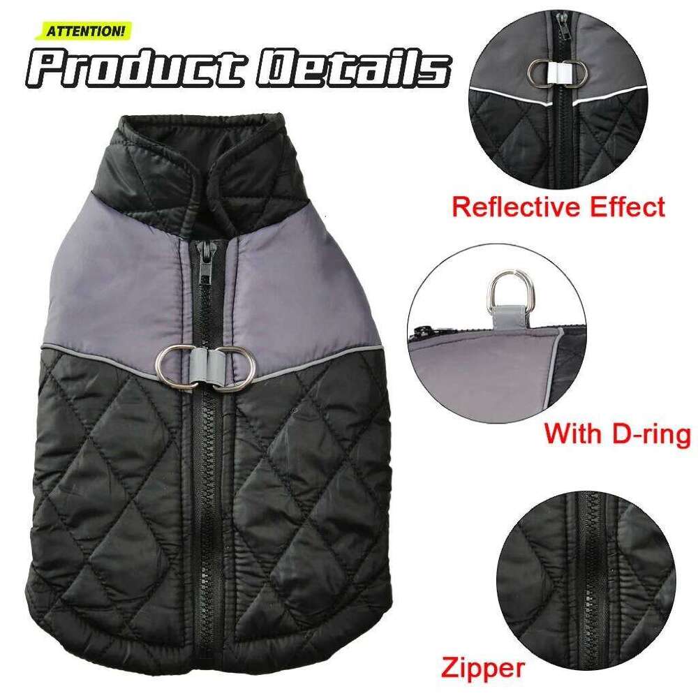 Jacket Coat For Small Big Dogs Cats Winter Pet Clothes Windproof Cozy Dog Costumes Labrador Yorkshire Pug Product
