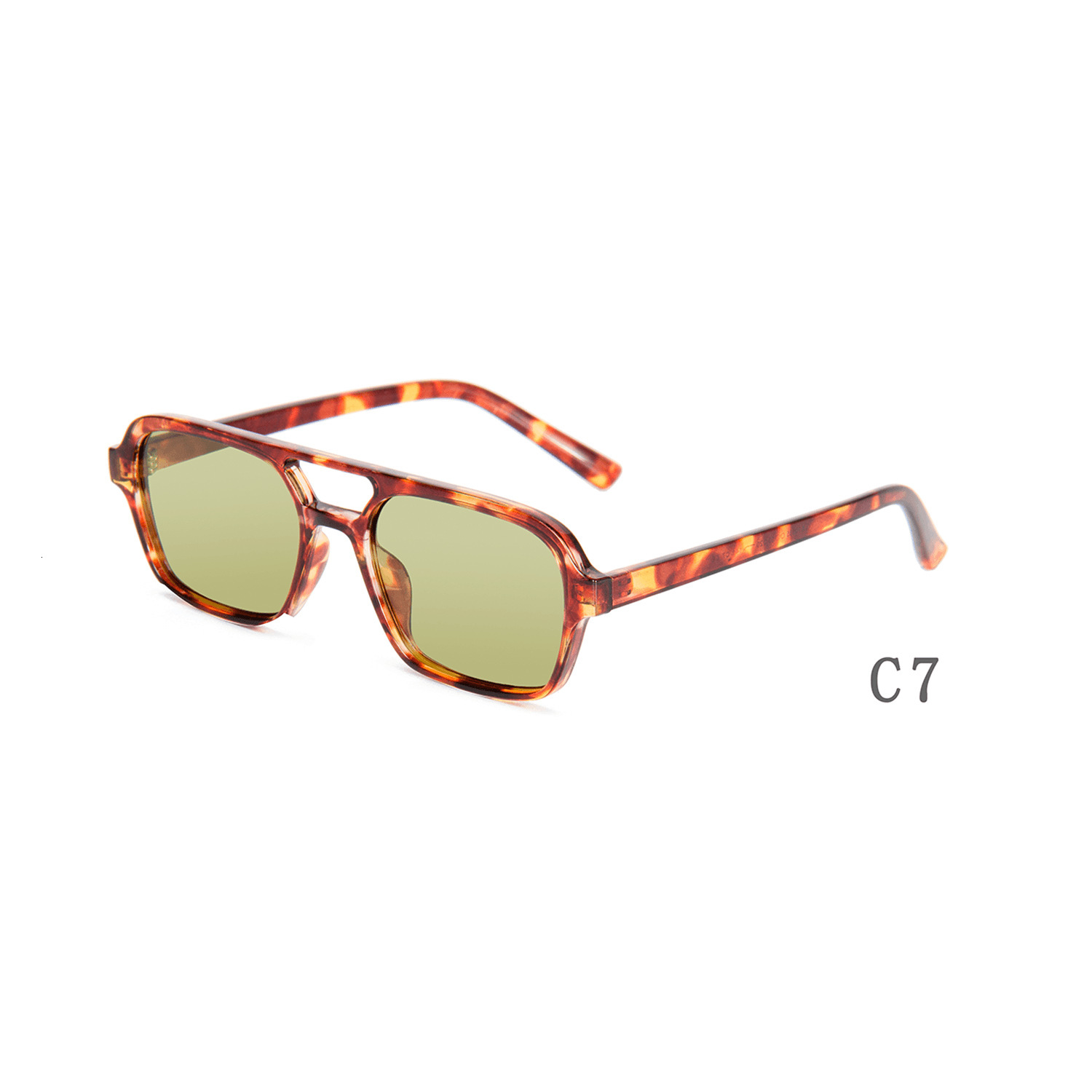 2026 High End Leopard Print Box Designer Sunglasses Luxury Brand Fashion Accessories Dual Beam Polarized Light Blue Pink Anti UV Women's Outdoor 