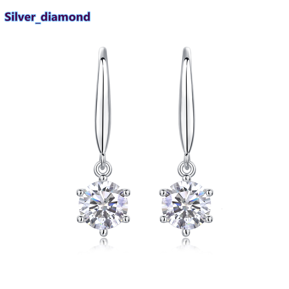Custom Moissanite Pendant Necklace Jewelry Silver Chain Necklace with for Fashion Brand Wholesale Supplier