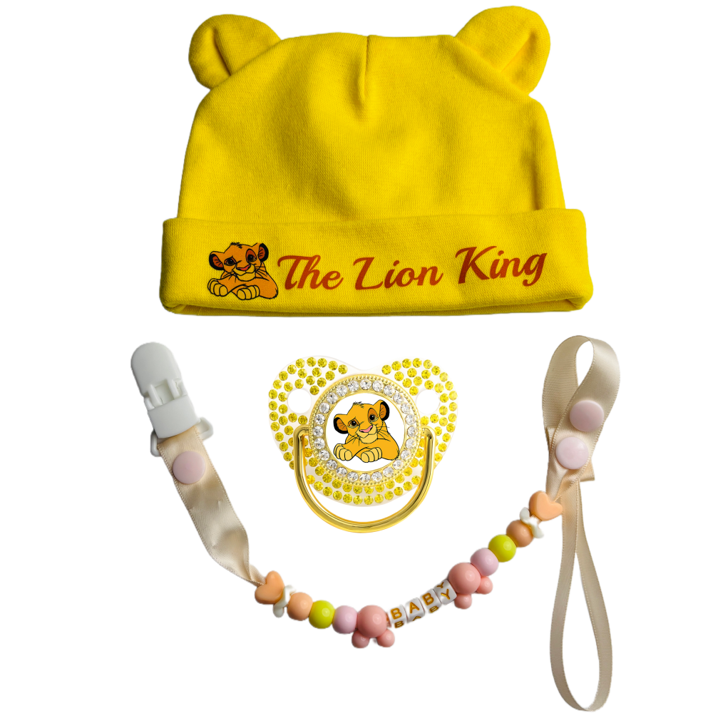 Cute Cartoon Baby Pacifier Shiny Rhinestone Soother Baby Feeding Supplies