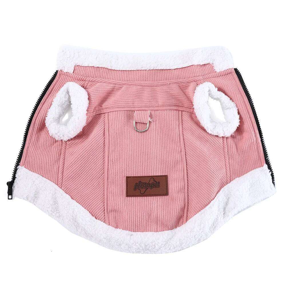 Windproof Pet Clothes Jacket Winter Puppy Vest Coat For Small Medium Dogs Cats Cozy Soft Cat Striped Costumes Schnauzer Clothing
