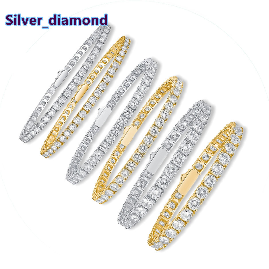 Factory Direct 925 Silver Moissanite Tennis Bracelets Set Elegant Tennis Jewelry for Women Gift Special Offers