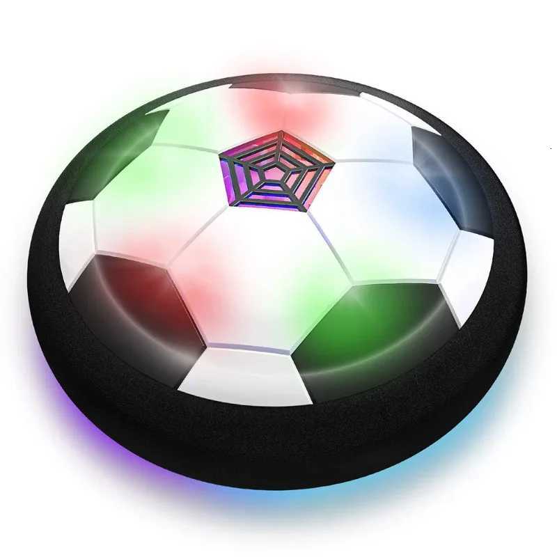 LED Hover Soccer Ball Rechargeable Air Cushion Power Football Indoor Outdoor Training Toy Parent Kids Ages 3-12 Safe Home PlayT260330