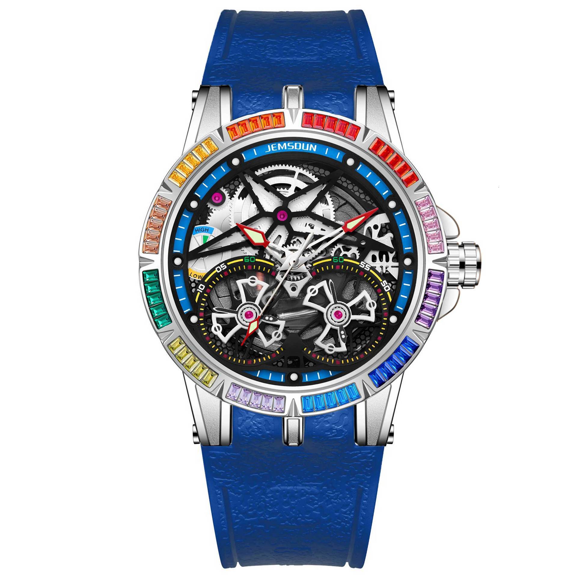 Watches Men Designer Sporty Diamond Luxury Luxury Elegant Retro Reloj De Lujo Sports Reloj Hombre Homme Montre De Luxe