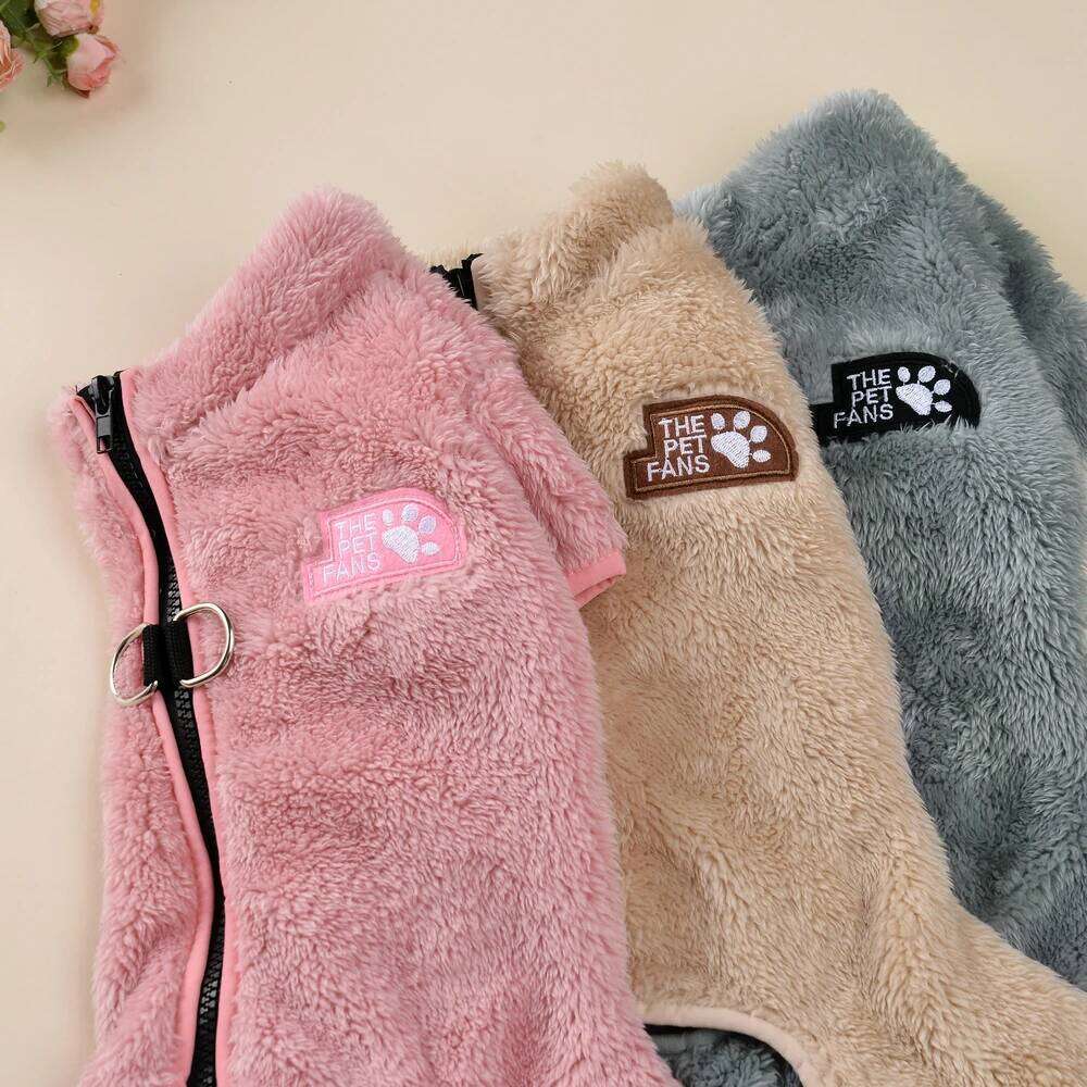 Winter Fleece Pet Jumpsuit For Small Medium Dogs Winproof Puppy Soft Warm Clothing with D-ring Chihuahua Yorkshire Pug Overalls