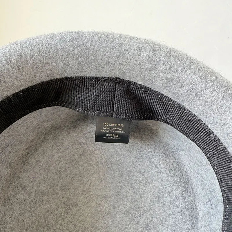 Fashion Women 100 Wool Beret Women Hat Elegant French Felt Pillbox Hat Autumn Winter Flight Hostess Formal Hat High Quality 260324