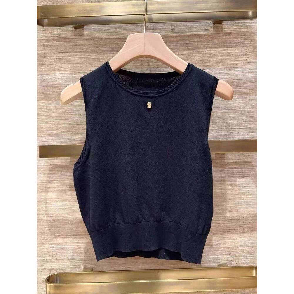 Fashion Women's Slim Knitted Cardigan Single Breasted Top Knitwear Or Sleeveless Simple Sweater Vest Tops For Female Mdng260330