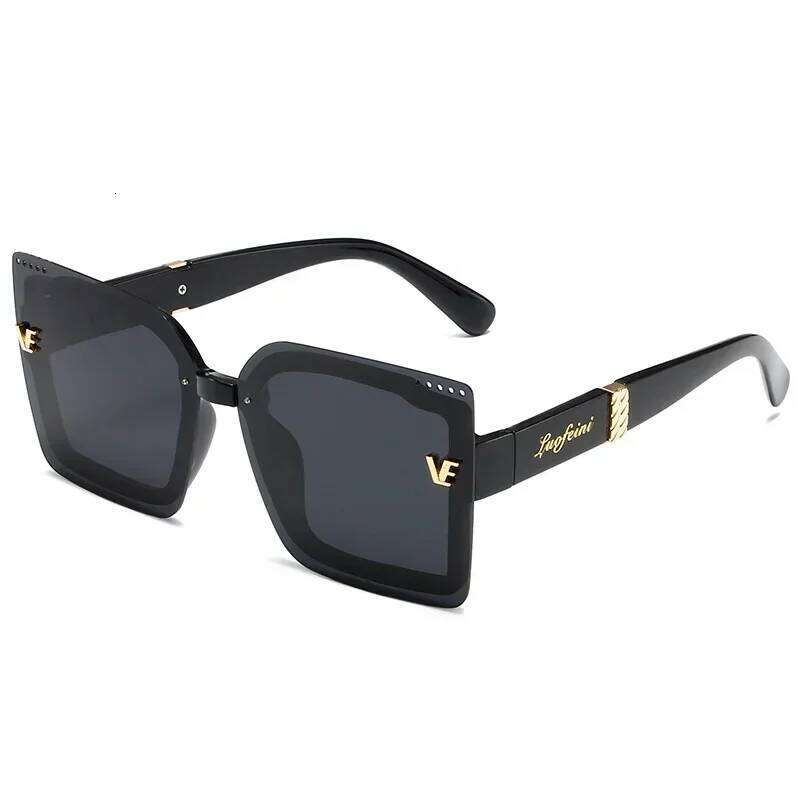 Rimeless Polarized Sunglasses Women Oversized Square Sun Glasses Ladies UV400 Classic Goggle Oculos De Sol Feminino 26Y0330