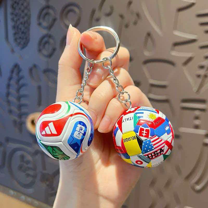 2026 World Cup Soccer Keychain, Simulated Football Pendant, Fans Commemorative Small Gift