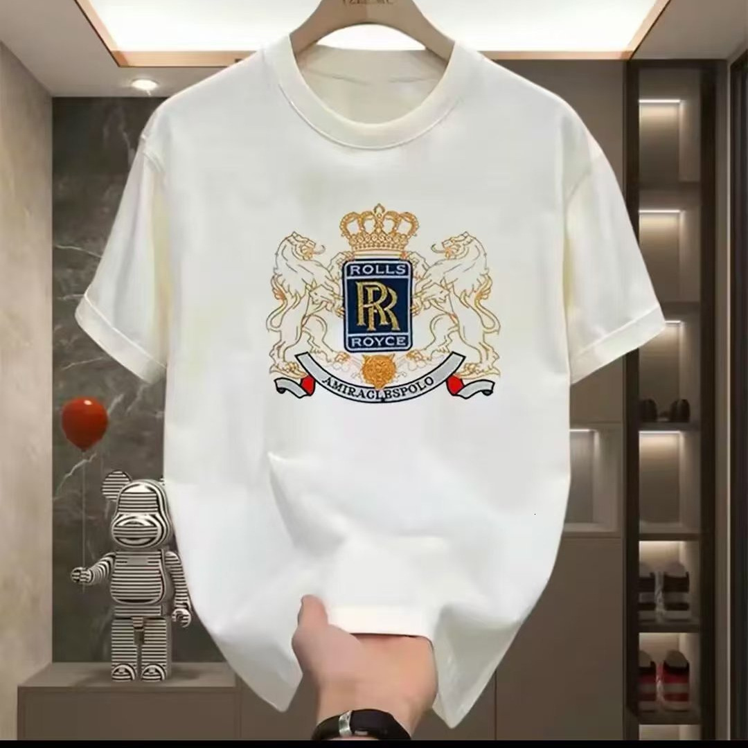 Men's New Short-sleeved T-shirt Designer Short-sleeved Shirt Fashion And Simple Half-sleeve Top Loose And Casual Fashionable Brand T-shirt