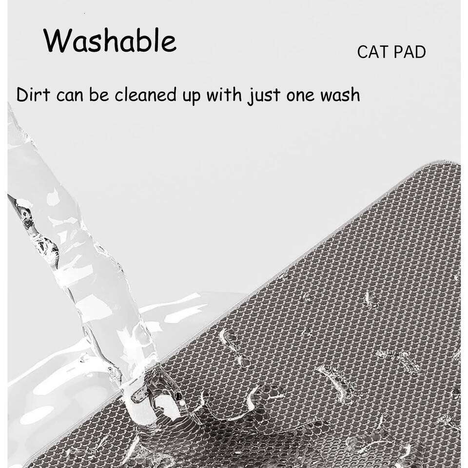 60CMX90CM Waterproof Double Layer Litter Box Toilet Nonslip Sand Cat Washable Mat Pet Clean