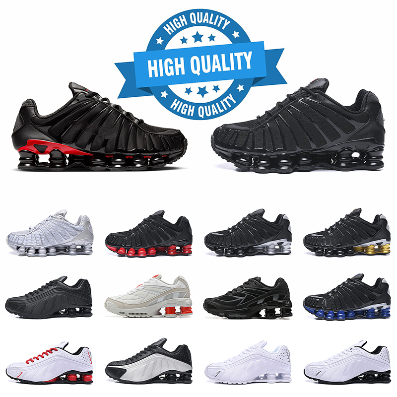 Free Shipping shox TL Men Women Running Shoes Designer Sneakers Mens Trainers White Black Grey Breathable Athletic Outdoor Sports Sneaker Fashion Runner Size 36-46