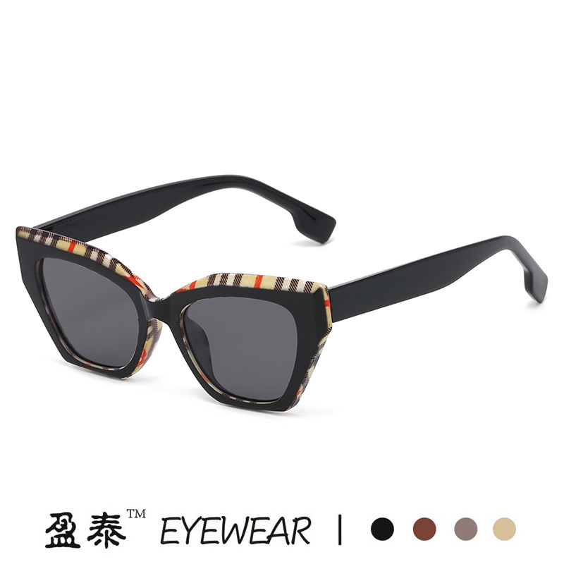 Luxury Brand Designer Sunglasses Fashionable New B-Brand Cat-Eye Small-Frame Avant-Garde European And American Light Luxury Sunglasses, Popular On Ins