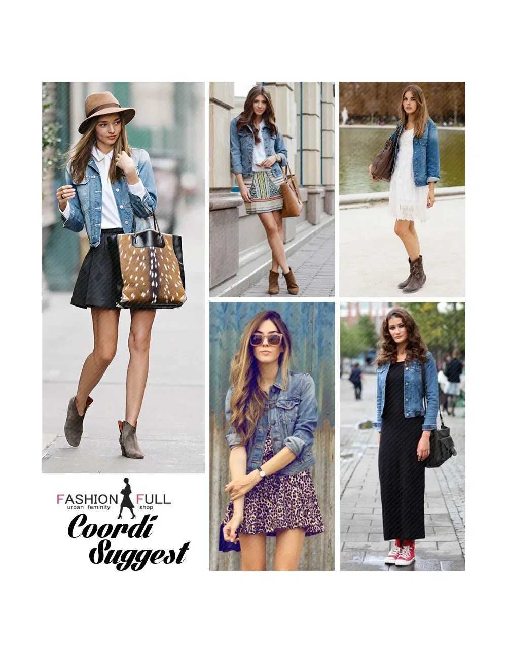 Women Denim Coat Single Breasted Button Solid Color Jackets Turn Down Collar Pockets Streetwear Autumn High Street CasualT260328
