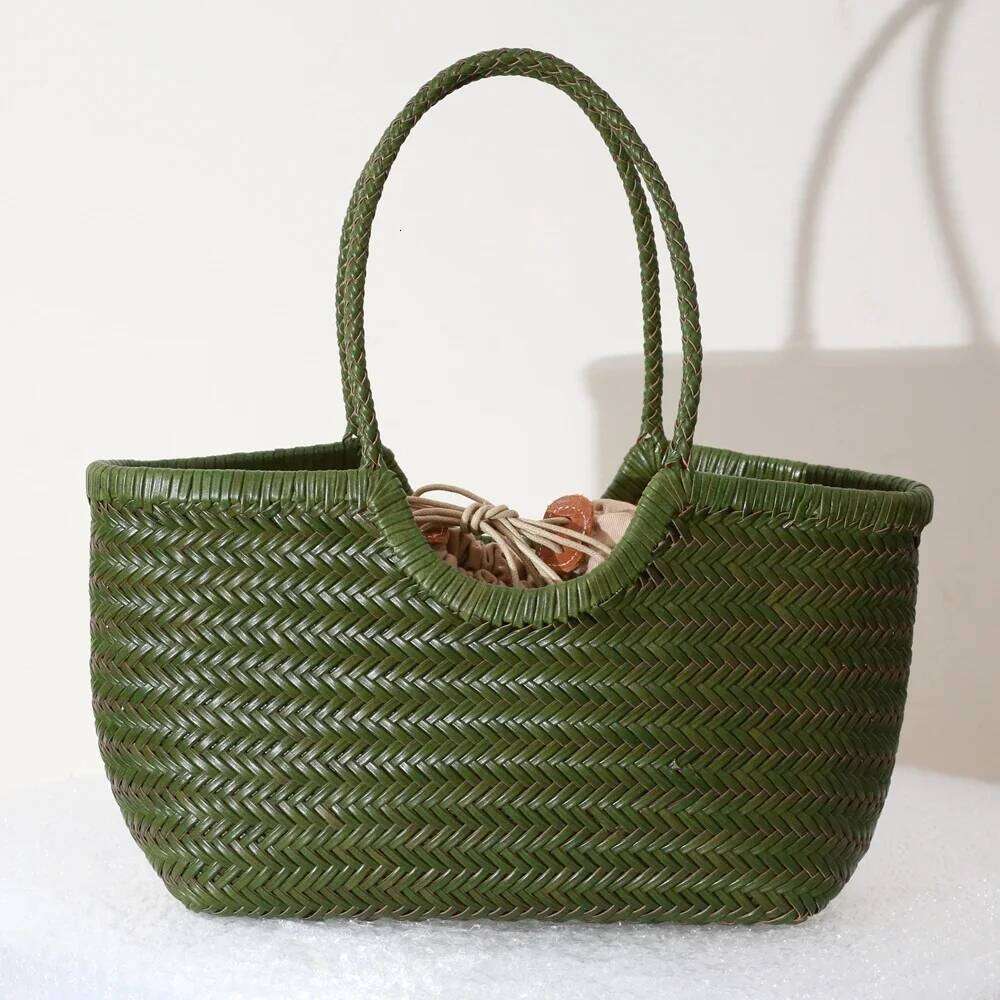 Chinese Embroidery Handbags Women S Genuine Leather Shoulder Weaving Casual Shopping Bag Vintage Big Tote Purse Cowhide Cross Hand Bags Lady Clutch Ba
