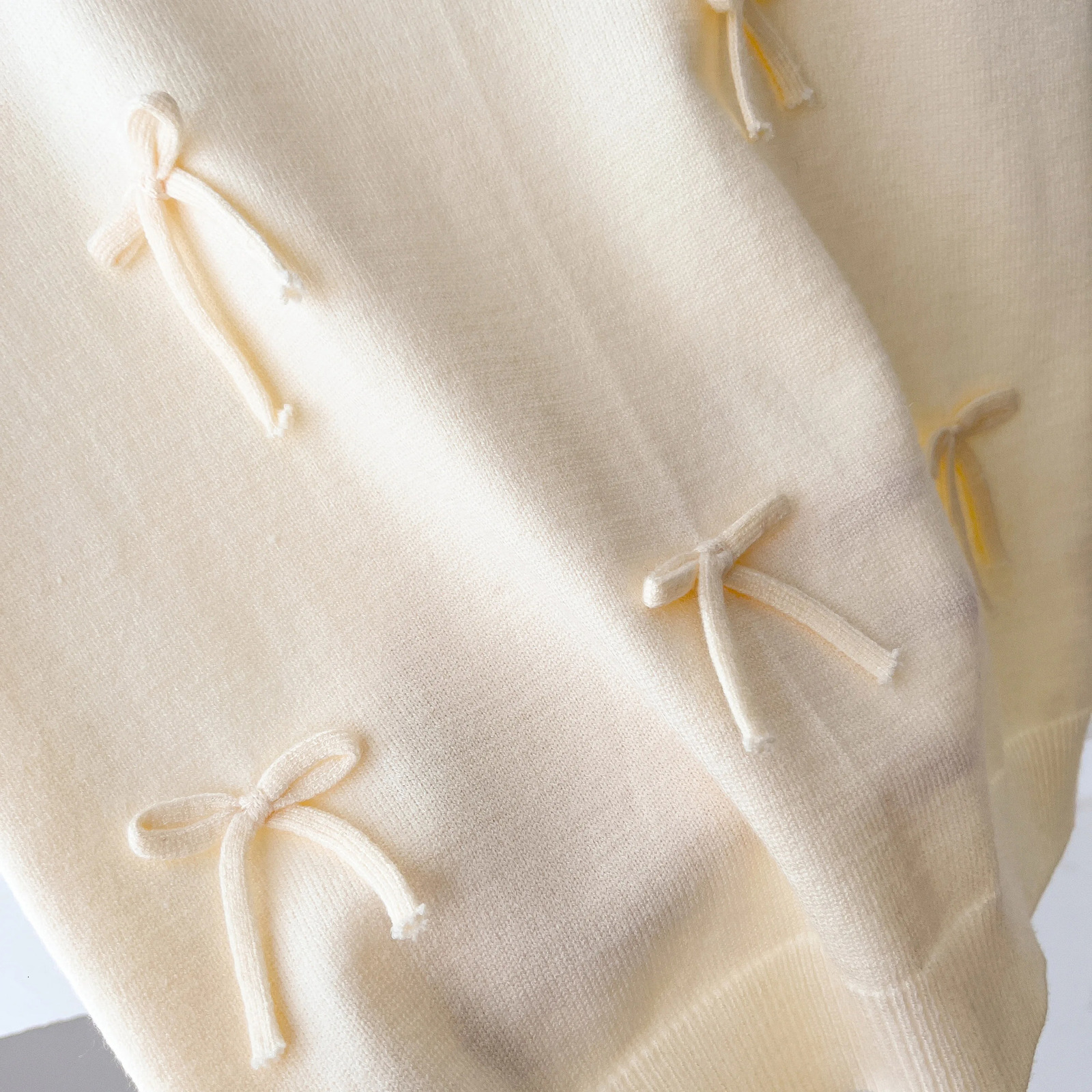 Korean Knitted Shawl Summer Air Conditioning Fake Collar Neck Guard Knit Thin Knotted Cape Shoulder Scarf For Women 260325