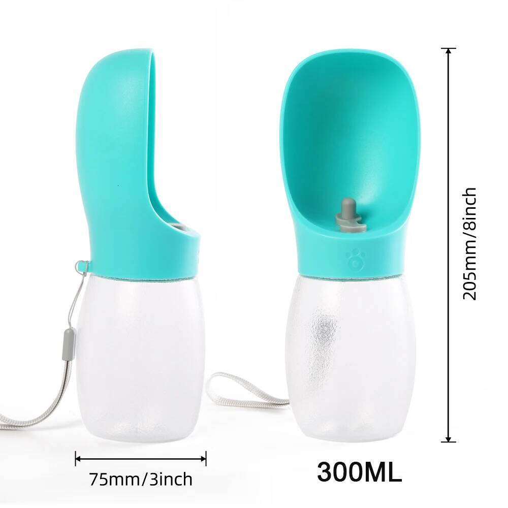 300ml Pet Dog Water Bottle For Small Large Dogs Cat Hiking Portable Outdoor Leakproof Drinking Bowls Chihuahua Bulldog Supplies