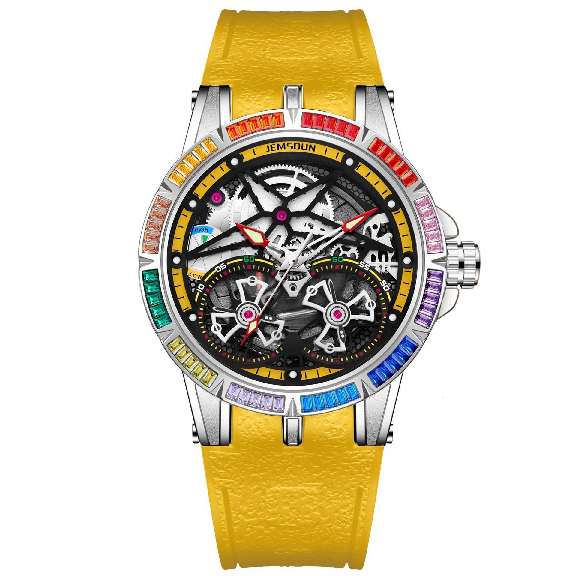 Watches Men Designer Sporty Diamond Luxury Luxury Elegant Retro Reloj De Lujo Sports Reloj Hombre Homme Montre De Luxe