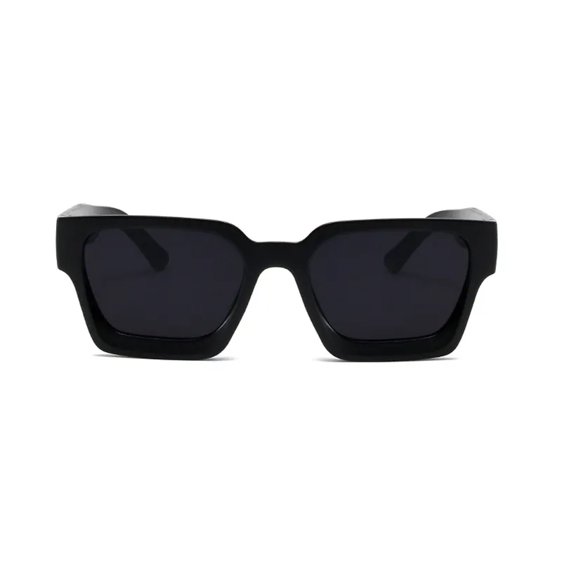Box Simple European and American Sunglasses Modern Trendy Large Frame Propionic Acid Insert Sunglasses Women's Cross border New UV Protection