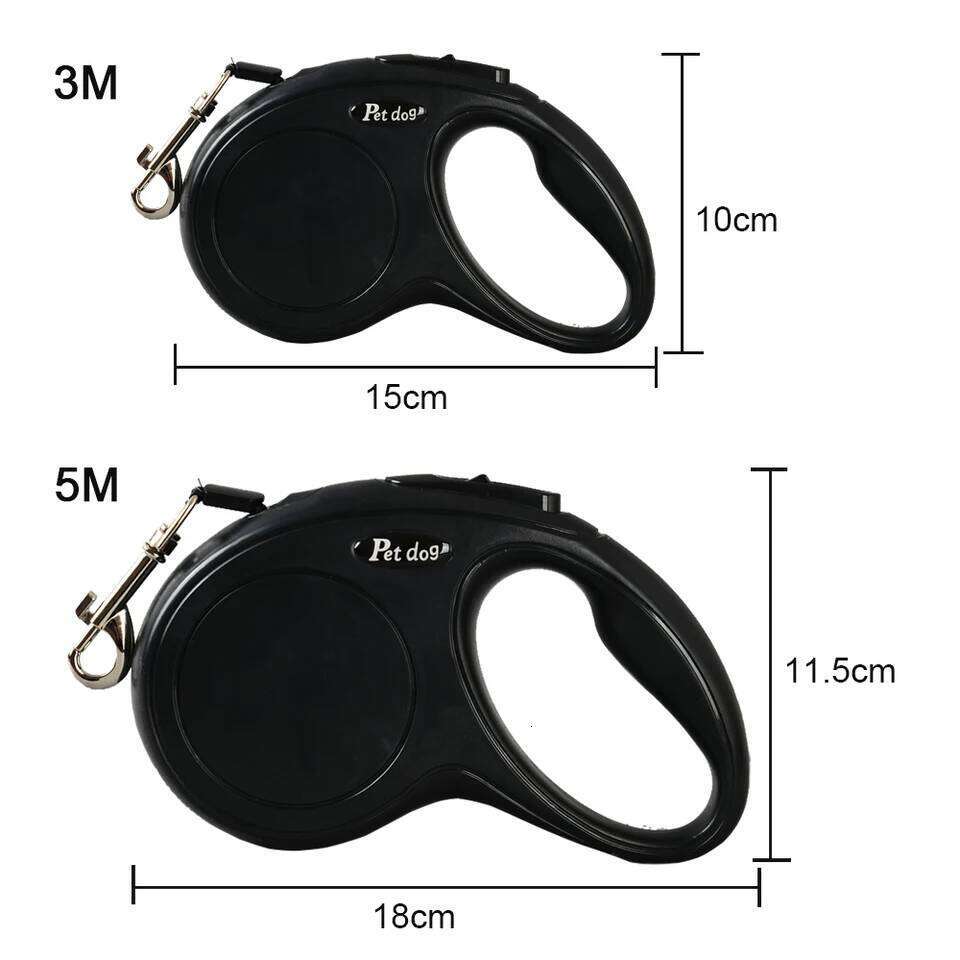 3m 5m Pet Dog Leash For Small Medium Dogs Cats Hiking Strong Nylon Puppy Retractable Rope Chihuahua Belt French Bulldog Supplies