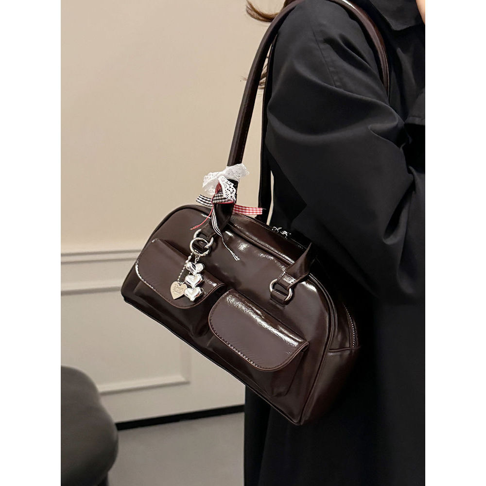 Maillard for Women 2025 Spring Summer Vintage Versatile Shoulder Large Capacity Commuter Bag