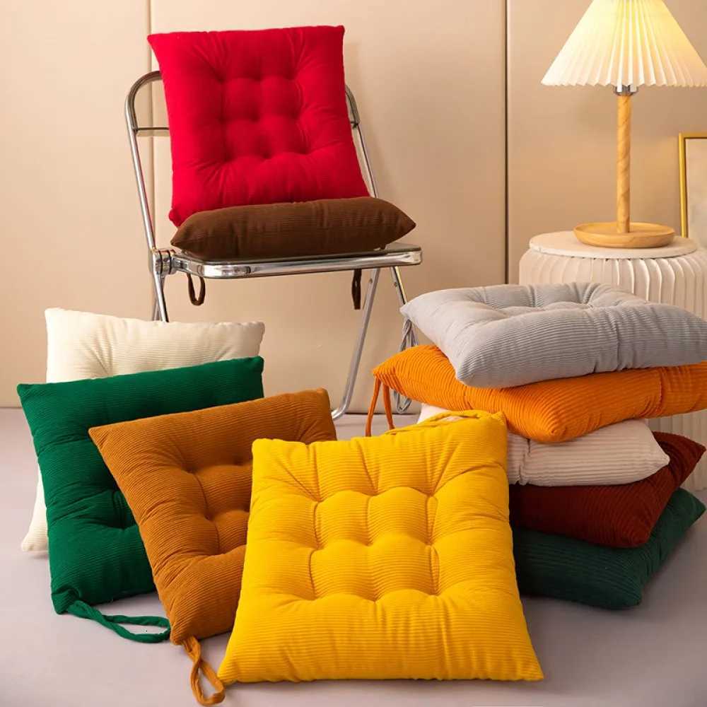 1pc Colorful Chair Cushion Square Mat Cotton Upholstery Soft Padded Cushion Pad Office Home Car Garden Sun Lounge Seat Cushion H260330 - view 7