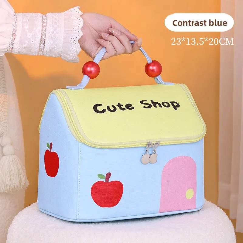 Large Capacity Travel Pouch Cute Dopamine House Makeup Bag Fashionable Cosmetic Storage Organizer 260317