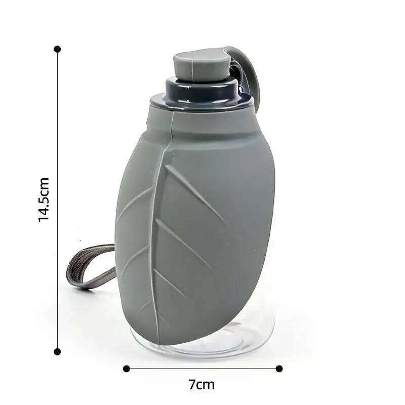 300ML Mini Collapsible Silicone Pet Water Bottle Portable Foldable Bowl Outdoor Travel Drinking Cup for Dogs Cats Hiking Walking