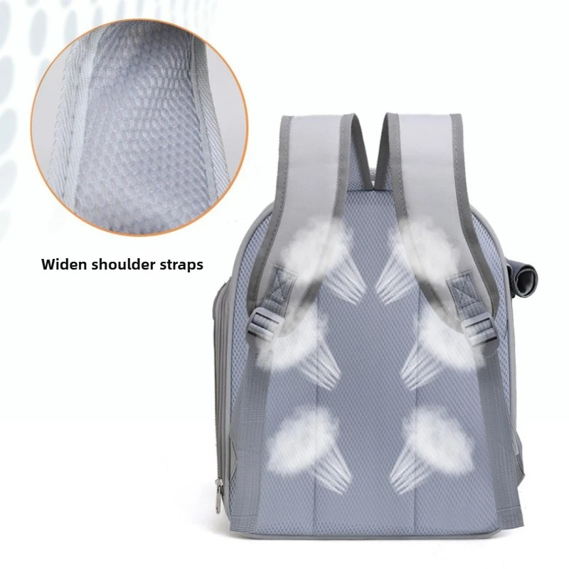 Large Capacity Breathable Mesh Portable Foldable Pet Backpack for Dog and Cat Outdoor Travel Camping Hiking Supplies 260316