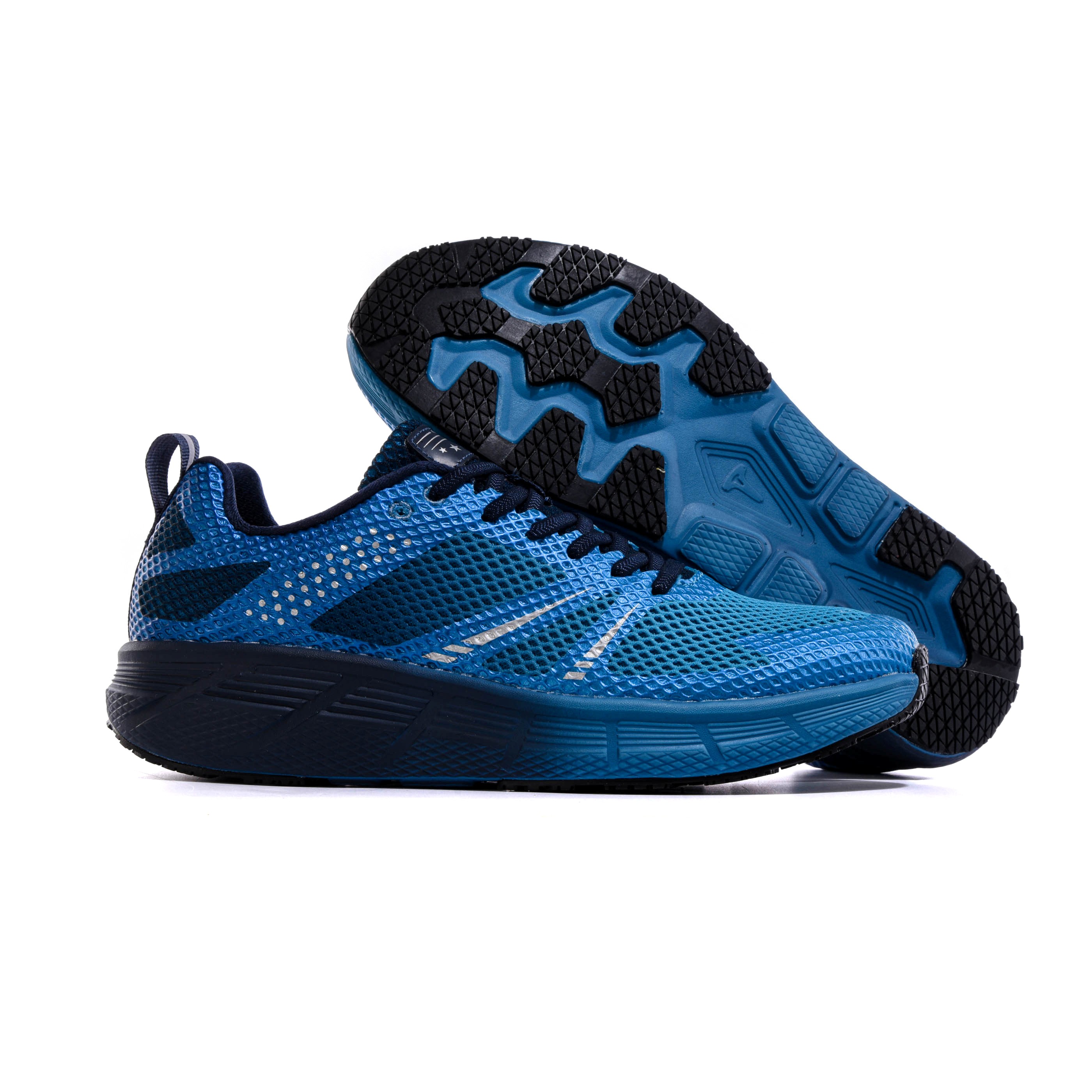 TREEPERI Casual running shoes, thick-soled cushioned running shoes, unisex marathon racing training shoes, rope skipping aerobics, shock-absorbing bre